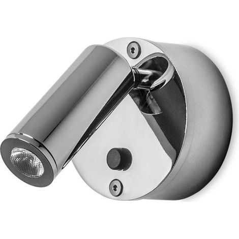 Leds-C4 Ivy - Applique murale d'intérieur à 1 lumière LED réglable Chrome (1/2)