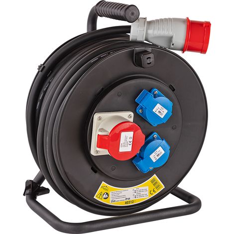 Kestek Kabeltrommel 25m 400Volt H05RR-F 5G2,5mm² IP44 (1/4)