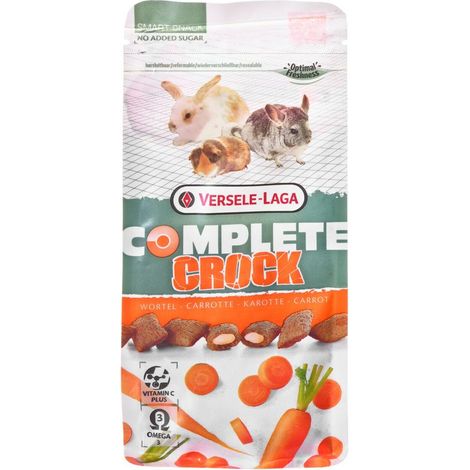 Versele Laga Crock Complete Carrot 50g - snack alla carota per conigli e roditori (1/2)