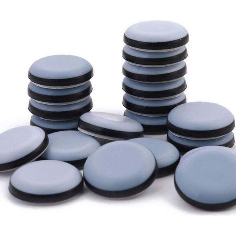 UlisemPatins pour Meubles Téflon Auto-adhésifs - 24 Patin Antiderapant Protege Pied de Chaise Patins Glisseurs pour Meubles Cale Meuble pour Chaise, Canapé, Bureau, Tabl (1/4)