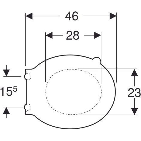 Keramag Renova Nr. 1 Sedile WC Comfort, senza barriere, antibatterico, fissaggio dal basso, 500679013 - 500.679.01.3 (1/4)