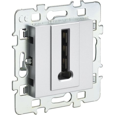 DEBFLEX - 742939 - Casual Mecanismo Toma Telefono Alu (1/4)