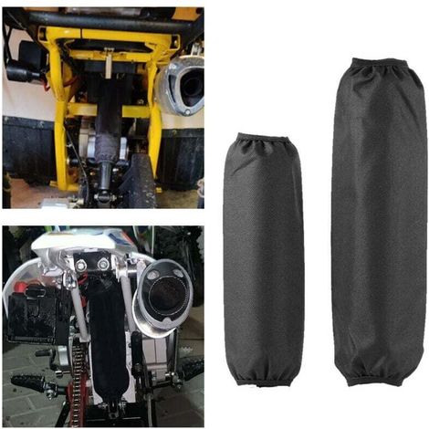 Couverture de protection des amortisseurs moto de 35 cm étanche à poussière imperméable de 35 cm (1/4)