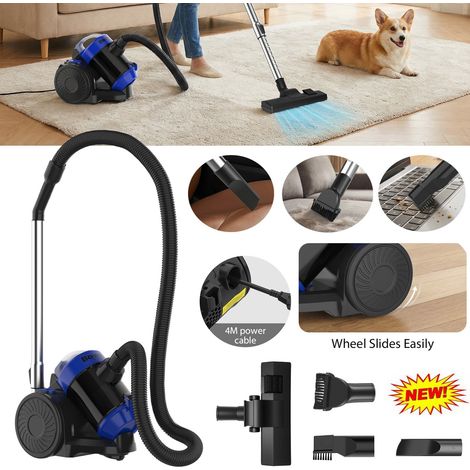 3600W Staubsauger Beutellos Bodenstaubsauger Zyklon Sauger maximale Leistung Neu (1/5)