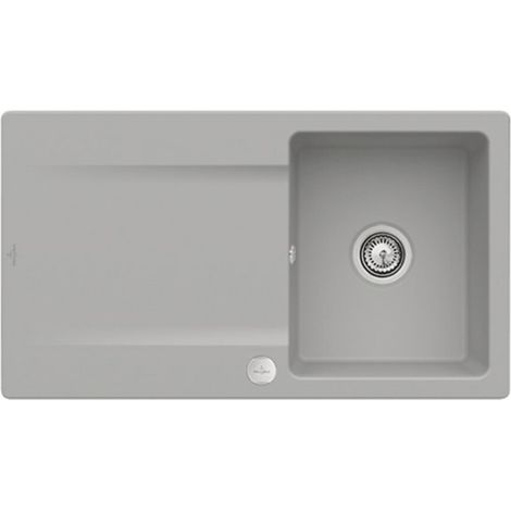 VB flächenbündige Spüle Siluet 50 flat 33352F 880x490mm re-eckig Fossil cplus (1/2)