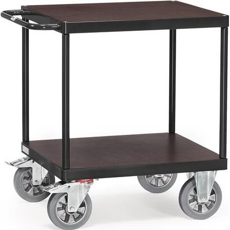 Tischwagen 2 Ladeflächen L700xB700mm grau Trgf.1200 kg FETRA (1/2)