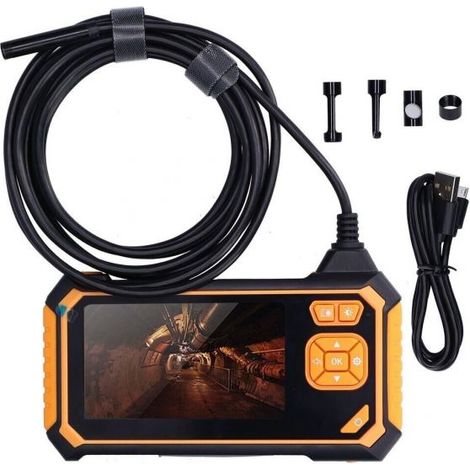 Telecamera endoscopica ispezione monitor 4.3" 6 Led sonda 5M foto video 37064