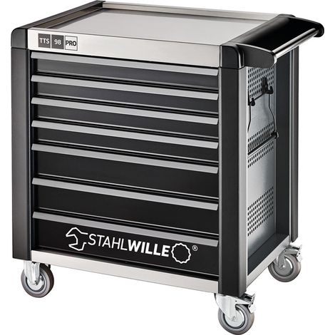 STAHLWILLE Werkstattwagen 98/7 PRO B651xT1001xH1020mm1400 kg 7 Schubladen unbestückt