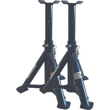 Güde – Paire de chandelles 2 T – Charge maximale 2000 kg – Réglage en hauteur 275/320/365 mm – Construction acier robuste (1/5)