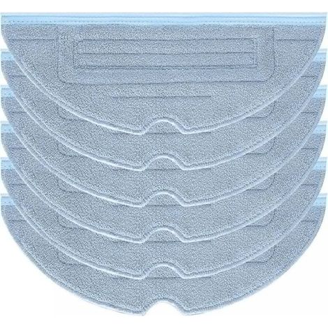 6pcs Serpillière pour Roborock S7 Pro Ultra S7 MaxV Ultra S7 Plus S7 Max Pièces de Rechange Accessoires pour Roborock S7 T7s T7s Plus Robot Aspirateur (1/5)