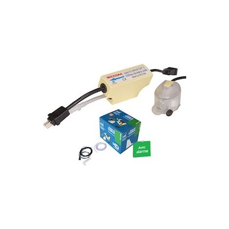 Pompe de relevage Siccom Mini Flowatch 6m – Débit 4L/h – Pour espaces confinés – Moteur performant – EID (1/3)