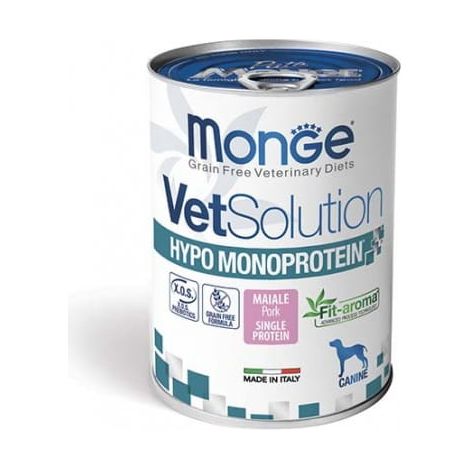 Monge Vet Solution Dog Hypo Monoprotein Schweinefleisch 400g