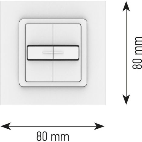 Dispositivo di comando Somfy smoove duo in 1800536 motorizzazione domotica