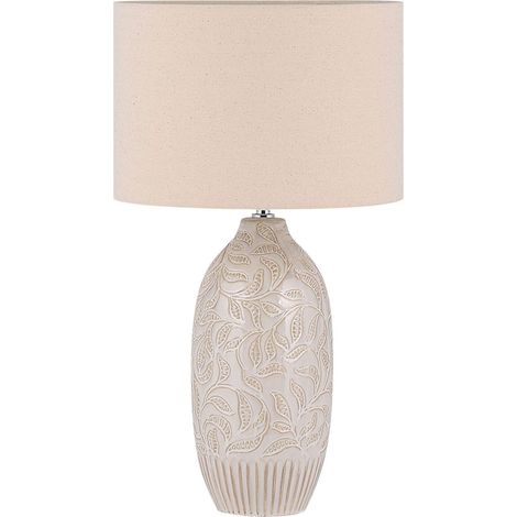 Table Lamp SALZA Ceramic Beige