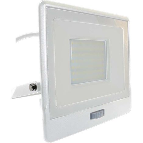 V-TAC PRO VT-158S-1 Faro LED 50W Chip Samsung Sensore PIR Cavo 1m Colore Bianco luce 4000K IP65 - 20302