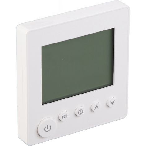 Intelligenter Thermostat mit LCD-Bildschirm und Tastatur, 95–240 V Wechselstrom, 16 A, für elektrische Haushaltsheizungen (1/5)