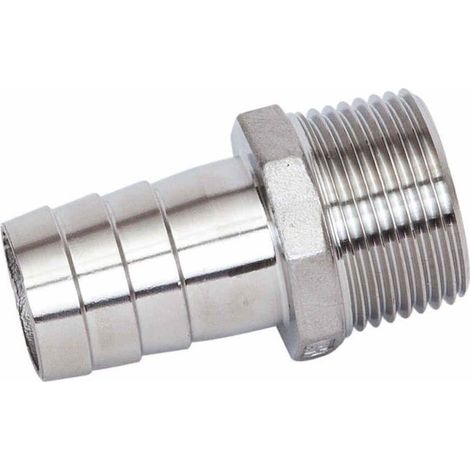 Raccord cannelé en inox M1" - ø25 mm - Raccord cannelé en inox M1" - ø25 mm - Raccord cannelé en inox M1" - ø25 mm