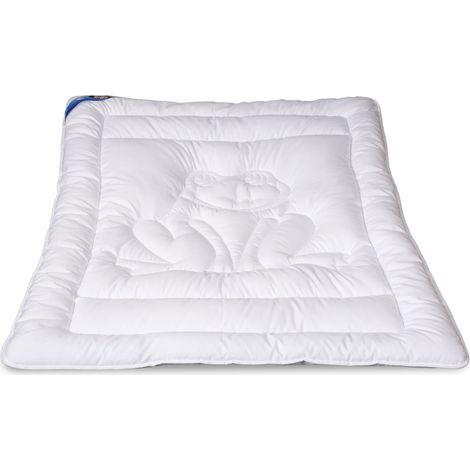 Kinder-Steppdecke 100x135 Medicare Weiß 100% Mikrofaser