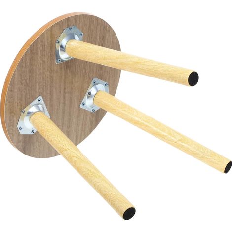 Support Plante Bois Massif Mini Table Appoint Ronde Démontable Porte-pot pour Succulentes et Bonsaï Étagère Modulable pour Intérieur et Patio (1/5)