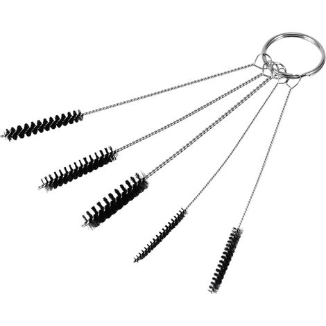 Kit de nettoyage d'aiguilles pour carburateurs de voitures et de motos (10 aiguilles + 5 brosses) (1/5)