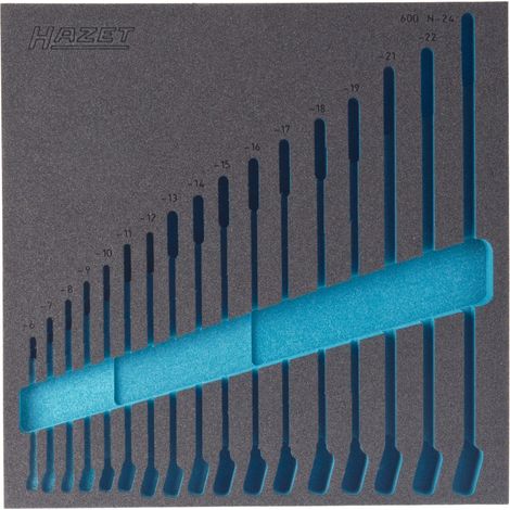 Garniture en mousse souple bimatière 163-98L ∙ L x l : 344 mm x 342 mm (1/2)