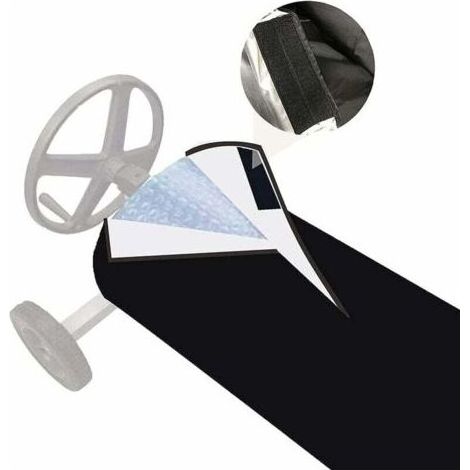 Couverture Enrouleur Bâche Piscine En Tissu Imperméable Housse De Protection (1/5)