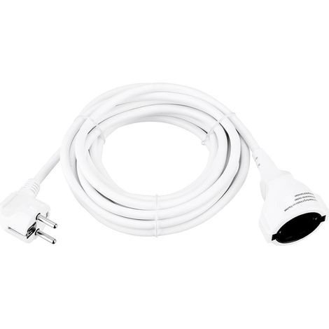 Verlängerung H05VV-F SK 5m weiß