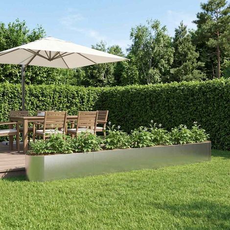 vidaXL Jardin surélevé Acier inoxydable 360 x 40 x 40 cm