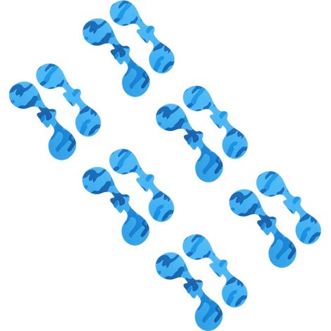 Lot de 12 patchs antigel pour le visage, respirants et prédécoupés, pour hommes et femmes, idéaux par temps froid (bleu). (1/5)