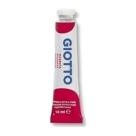 TEMPERA GIOTTO 12 ml (tubo)  MAGENTA - Pack de 6 unidades