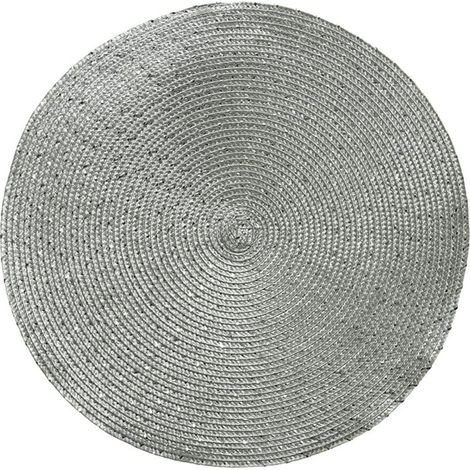 Runder Untersetzer, Ø38x0,2cm BASICS – Silber