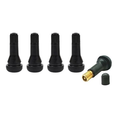 Universal Wheel Valves, Rubber Valves TR413, Car Tyre Valves, Car Tyre Tubeless Valve Cap, Black