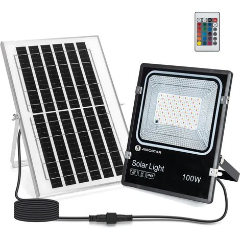 Proiettore esterno aigostar b1020133f 100W solare IP66