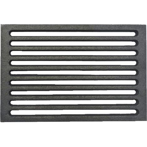 Diff – Grille en fonte pour cheminées 206x300mm – Ventilation optimale pour poêles à bois – Épaisseur 10mm – Poids 2.5kg