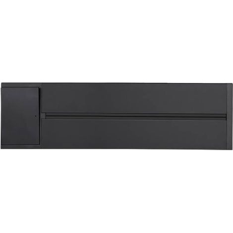 Carril base con interruptor 32A, 30cm KOOB, negro (1/4)
