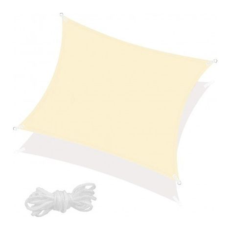 Vele solari quadrate 3x3m color ecru