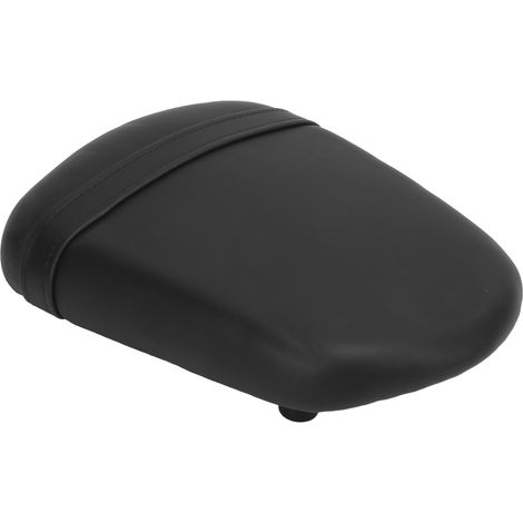 Coussin passager arrière moto en cuir synthétique noir, remplacement selle Suzuki K6, amorti confortable, garniture de siège passager universelle (1/5)