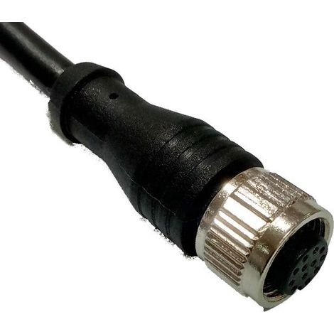 Connecteur industriel pré-câblé RS PRO 12 conducteurs , M12 Femelle, 2m ( Prix pour 1 )