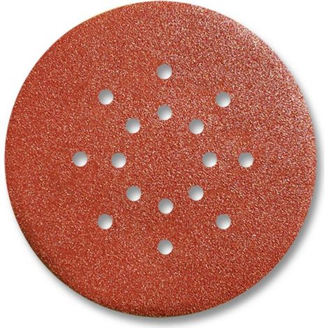 Sait Disco Abrasivo Autoaggrappante Per Levigatrici Muro Ø Mm. 225 - 16 Fori Grana 100 - 25 Pz