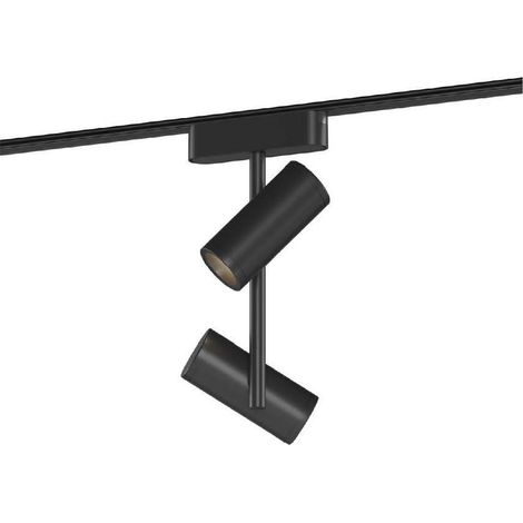 LED-Strahler Doppelt Madat für Magnetschiene 25mm SuperSlim 16W 48V Schwarz 4000K Neutralweiß