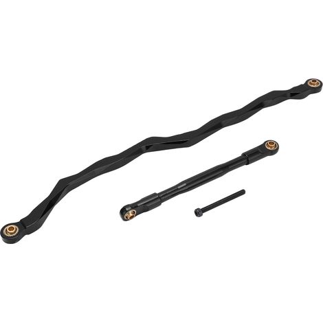 1/10 RC Direction Biellette Tige Aluminium Alliage Crawler Voiture Tige de Tirage pour Axial RBX10 Noir (1/5)