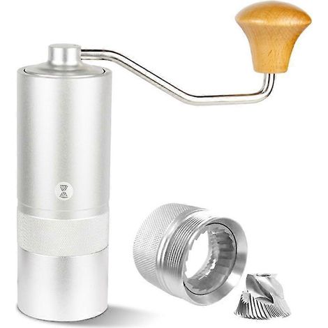Tragbare manuelle Kaffeemühle Espresso Kaffeebohnen Edelstahl Gratmühle handgemachte Kaffeemühle (1/5)