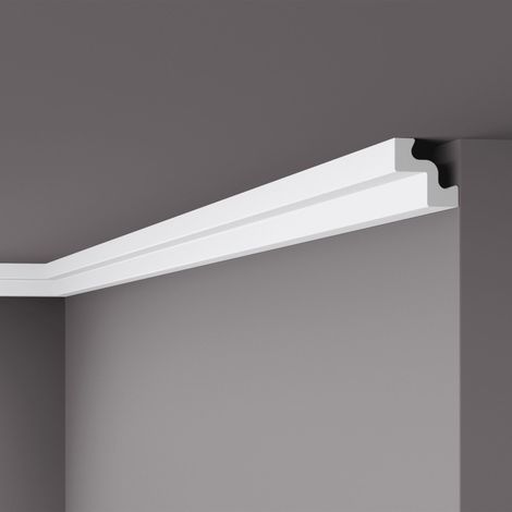 Eckleiste NMC ST2 NOMASTYL Noel Marquet Zierleiste Stuckleiste Modernes Design weiß 2 m (1/5)