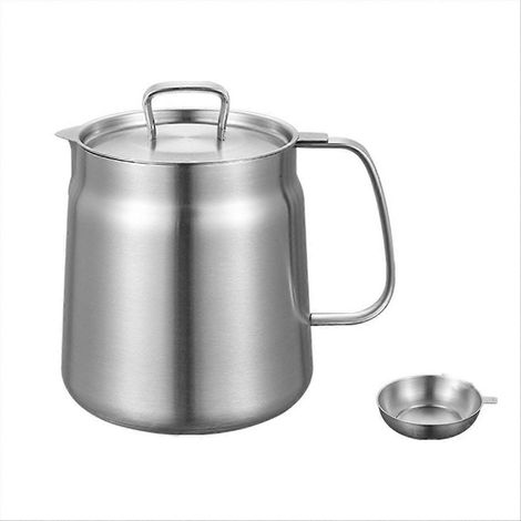 2-Liter-Mehrzweck-Fritteuse und Ölfilter-Set für die Küche (1/5)