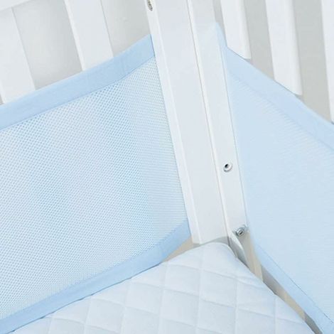 Cot Bumper – 4 Sides – 3D Mesh Lining for Optimal Air Circulation