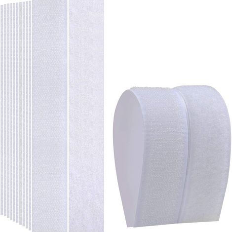Sollbry 1 paire d'adhésifs blancs puissants, adaptés aux coussins de bureau/canapé (1/4)