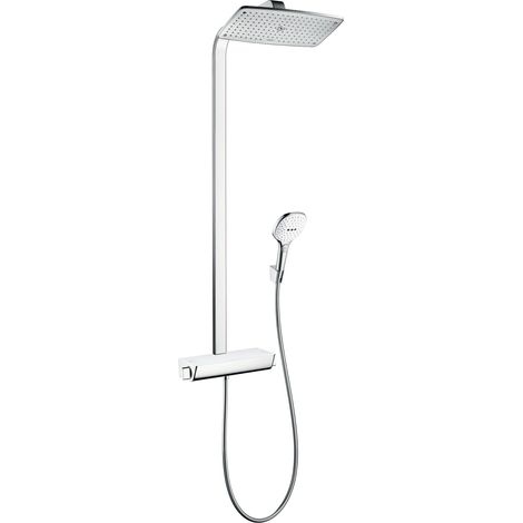 Hansgrohe Raindance Select E - Set doccia con termostato, 36 cm, bianca/cromata 27112400 (1/5)