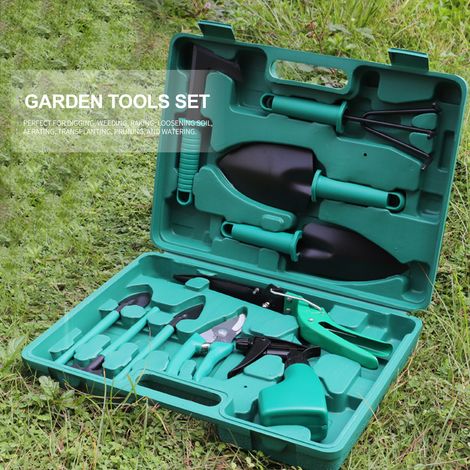 Ensemble de 10 Outils de Jardinage Multifonctionnels pour le Potager et l'Ameublement du Sol -KZQ (1/2)
