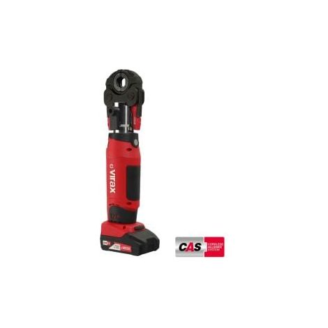 VIRAX Pressatrice a batteria  VIPER L2X  18V 1x  2,0 Ah  batteria CAS  + caricabatterie  inclusa pinza  per dadi  - 253589 (1/5)