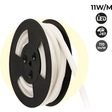 Flexibler LED-Neon-Schlauch 24V DC - 12x12 mm - 10 m -